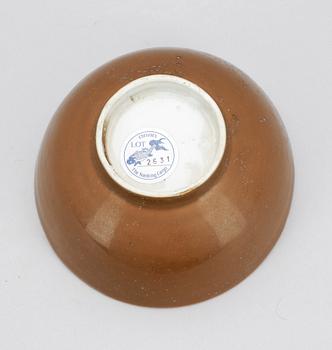 SKÅL, porslin, Kina, Qianlong, 1700-talets första hälft.