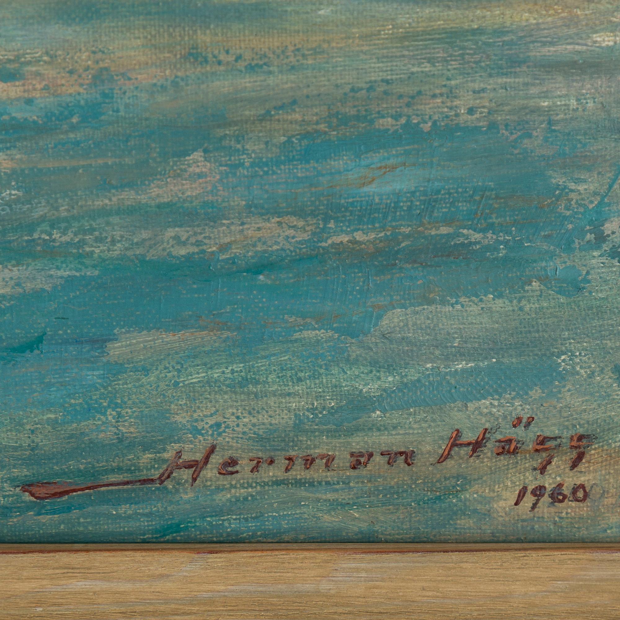 HERMAN HÄGG, oil on canvas, signed and dated 1960.