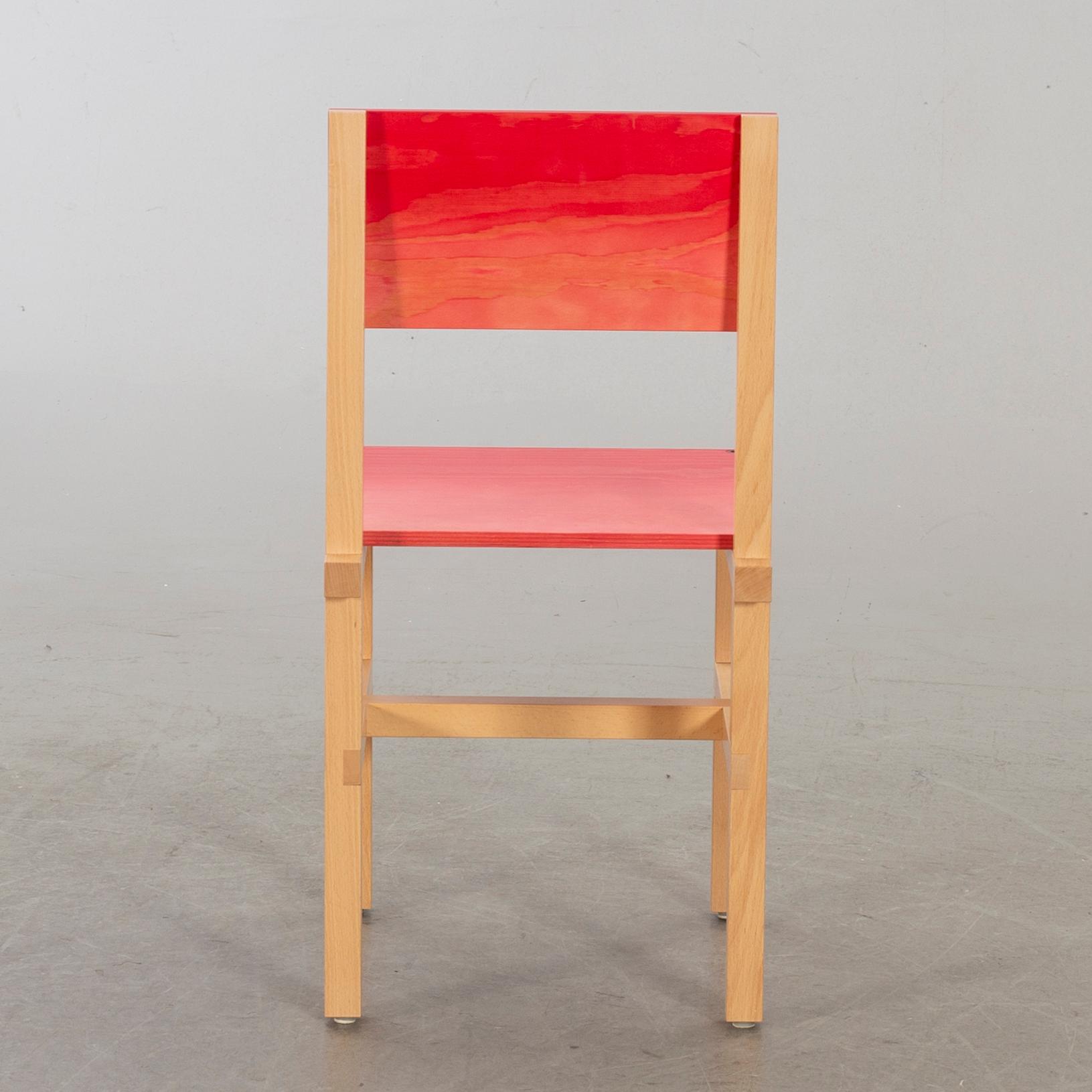 FREDRIK PAULSEN, "Röhsska"Designbaren, chair, Blå Station 2020, Chair 72/102.