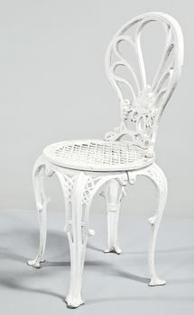 TRÄDGÅRDSMÖBLER, 5 delar, 1900-talets andra hälft.