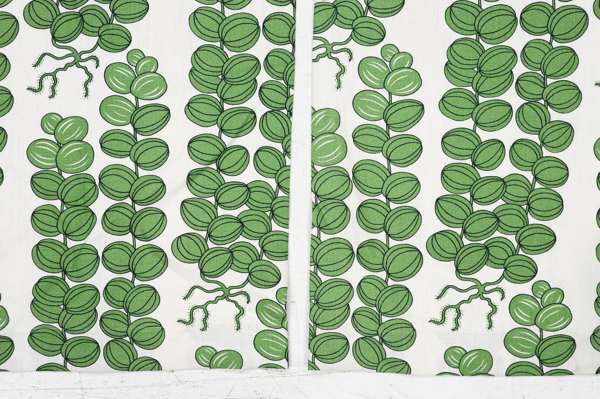 Josef Frank, gardiner, ett par, "Celotocaulis", Firma Svenskt Tenn.