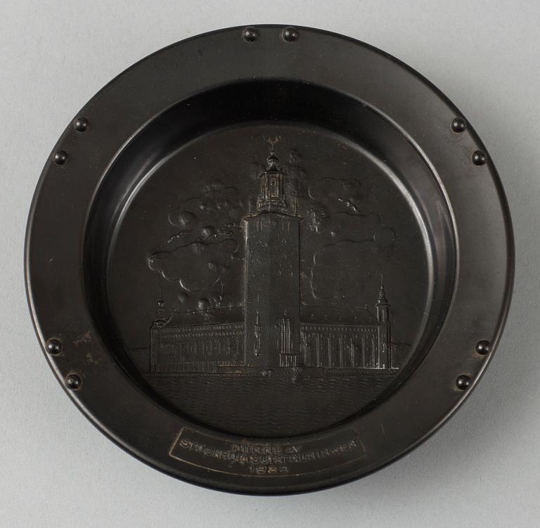 ETT PARTI SOUVENIRER, ca 30 delar, Stockholmsutställningen 1930.