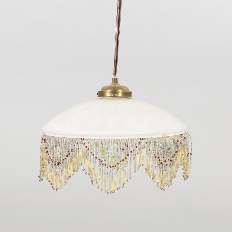 A JUGEND CEILING LAMP, first half of the 20th century.