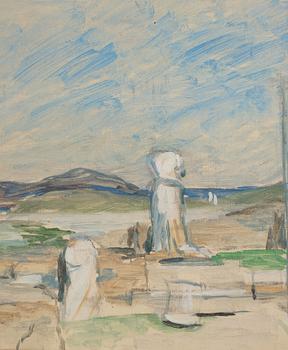 HUGO ZUHR, oil on canvas, signed and dated 1938 on verso.