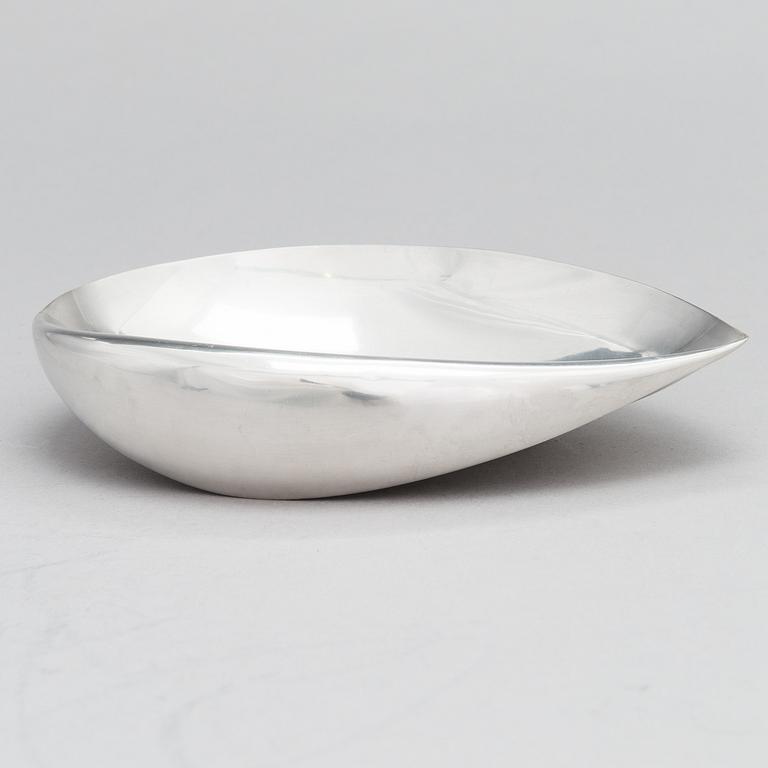 Tapio Wirkkala, skål, silver (916), Kultakeskus, Tavastehus 1958.