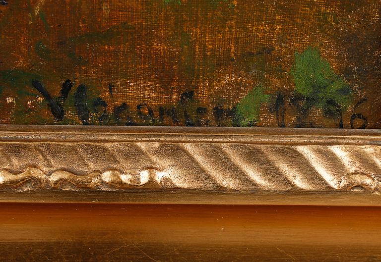 VIGGO JOHANSEN, olja på duk, signerad och daterad 1896.