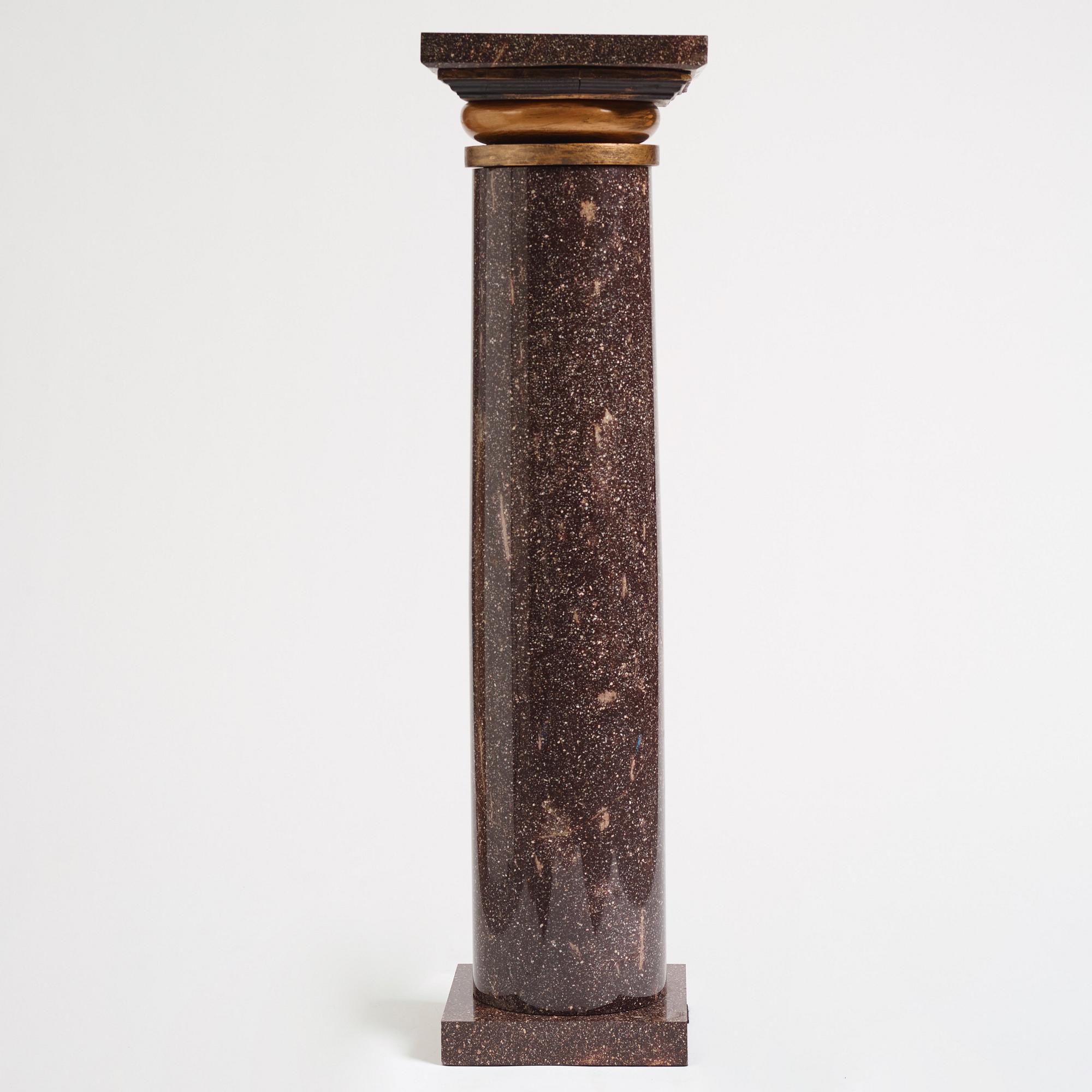 Kolonn, Älvdalen, porfyr, 1800-tal.