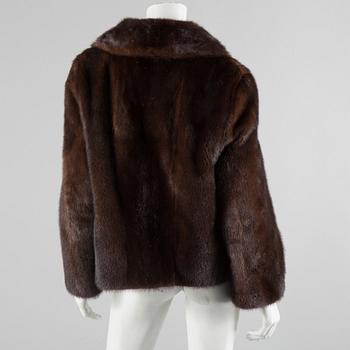 PÄLSJACKA, mink, Havgårds päls, Malmö, omkring 1900-talets mitt.