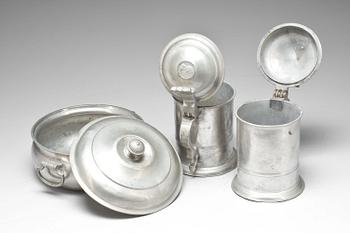 PARTI TENN, 3 delar, 1800-tal.