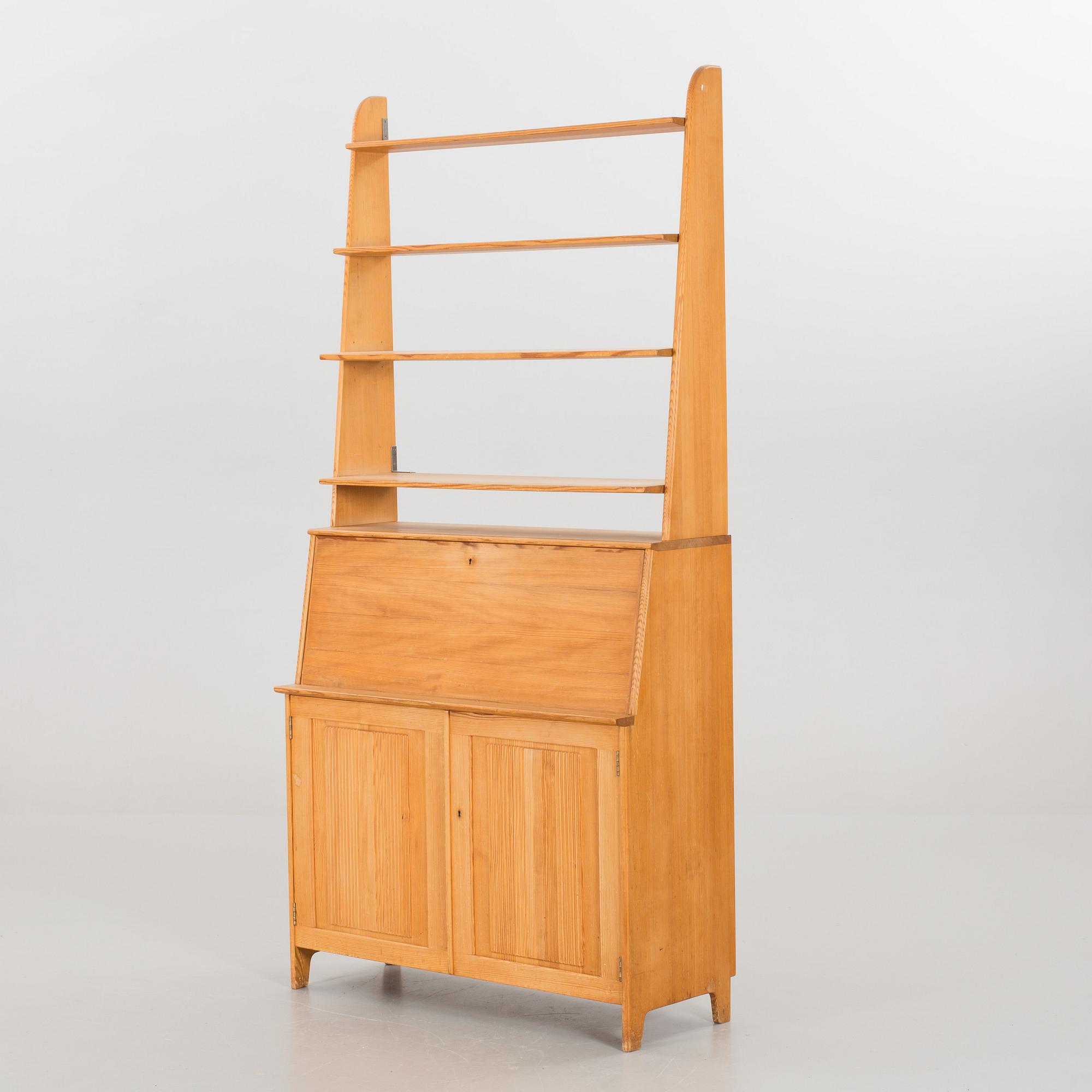 SEKRETÄR samt HYLLA, "Vardags", Carl Malmsten. Modellen formgiven 1944.