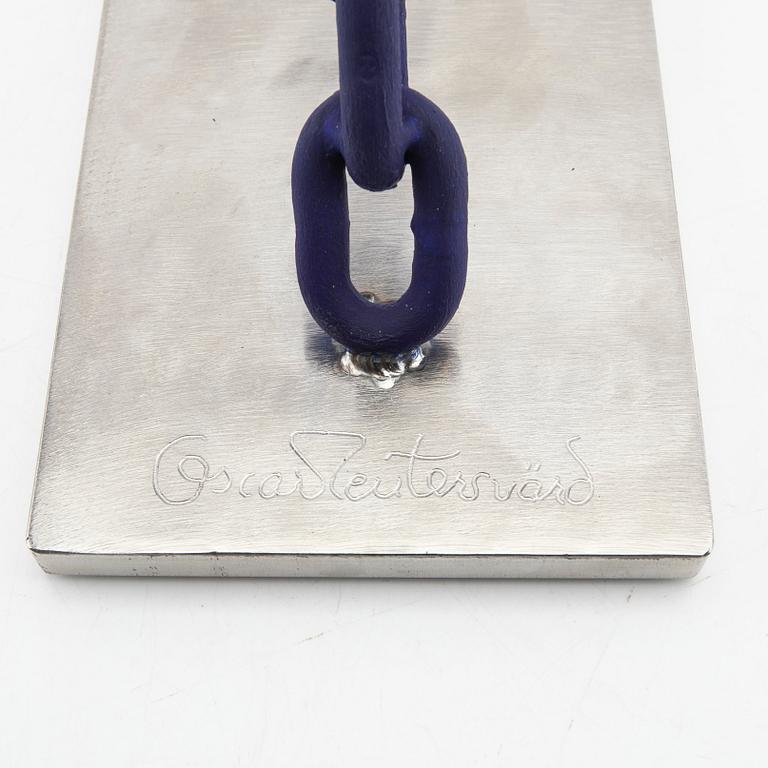 Oscar Reutersvärd, rostfritt stål.