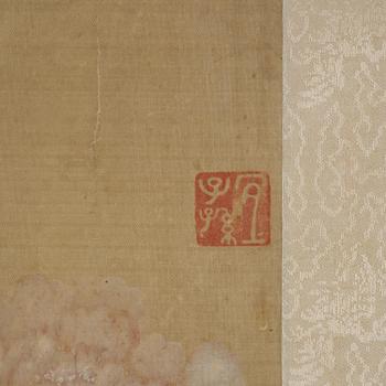 Qian Weicheng, efter, "Blommor". Sen Qingdynasti/1900-tal.
