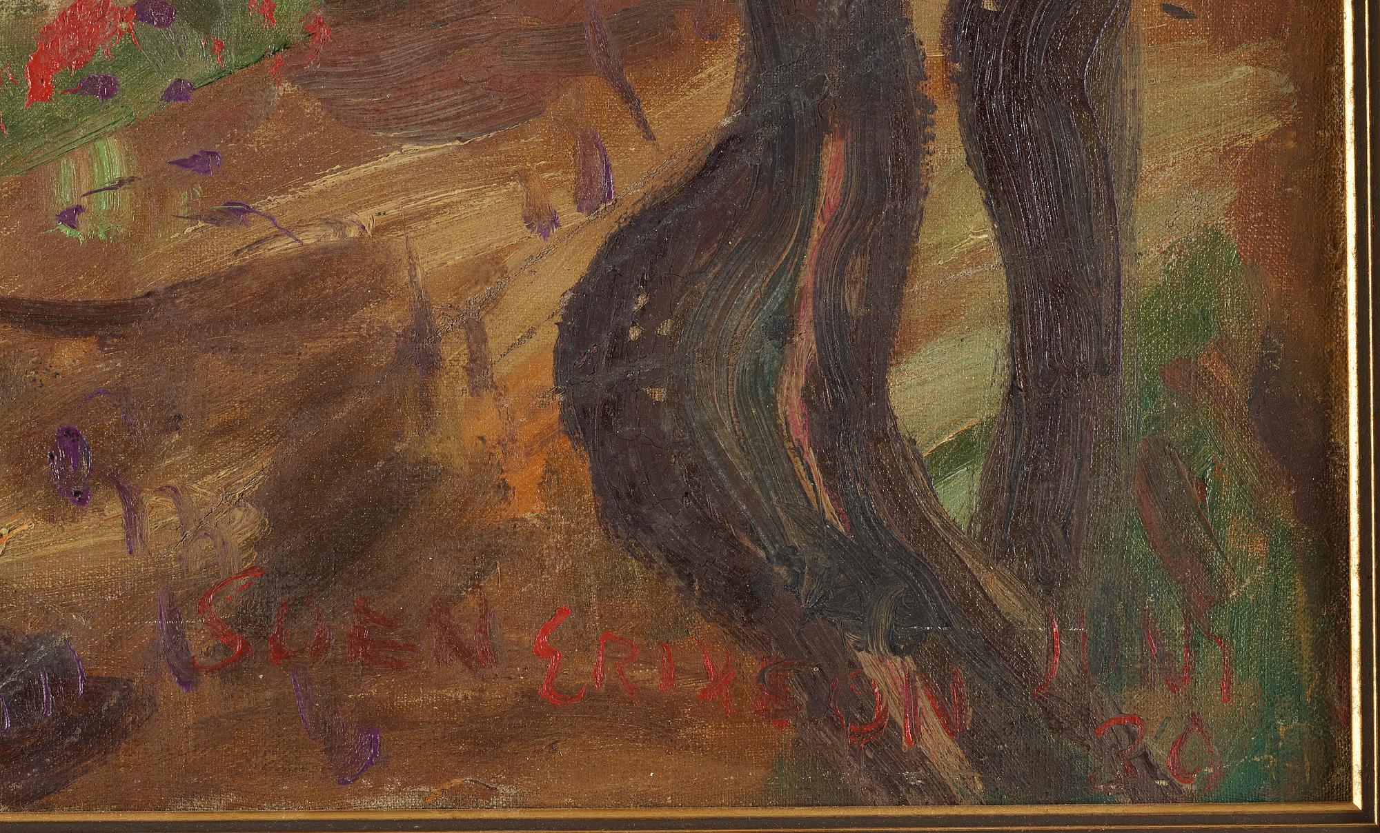 SVEN X:ET ERIXSON, oil on canvas, signed and dated june -39.