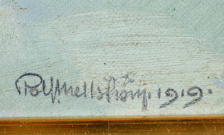 ROLF MELLSTRÖM, olja på duk, signerad 1919.