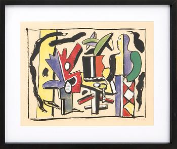 Fernand Léger, "L'artiste dans le studio".