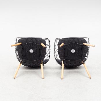 Jaime Hayon, armchairs, a pair, "Piña", Magis, Italy.