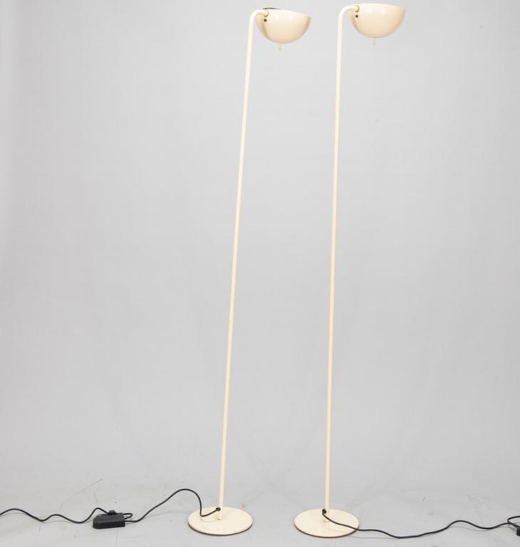 A pair of 20th century floor lamps.