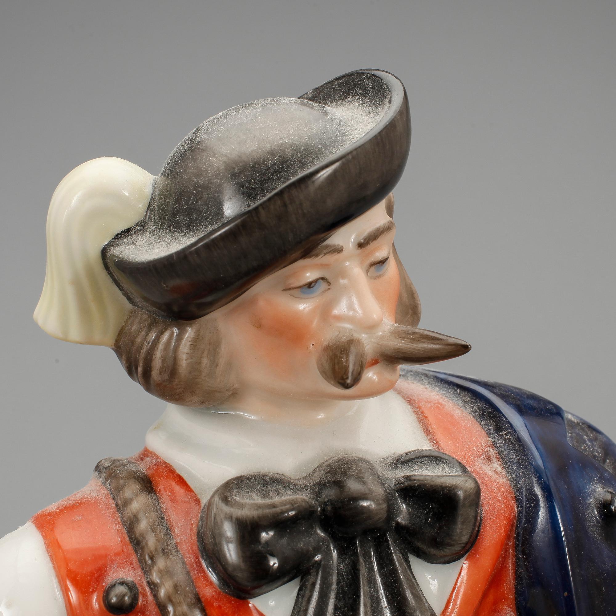FIGURIN, porslin, Herend, Ungern, 1900-talets andra hälft.