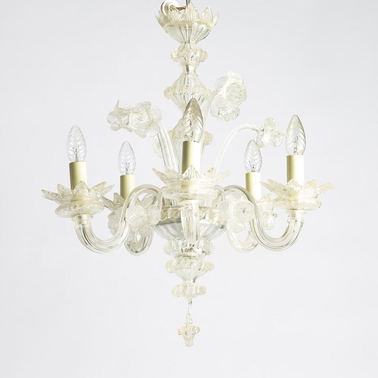 A Venetian type chandelier, mid-20th century.