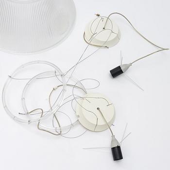 Philippe Starck, a ceiling lamp, 'Romeo Moon', Flos, Italy.