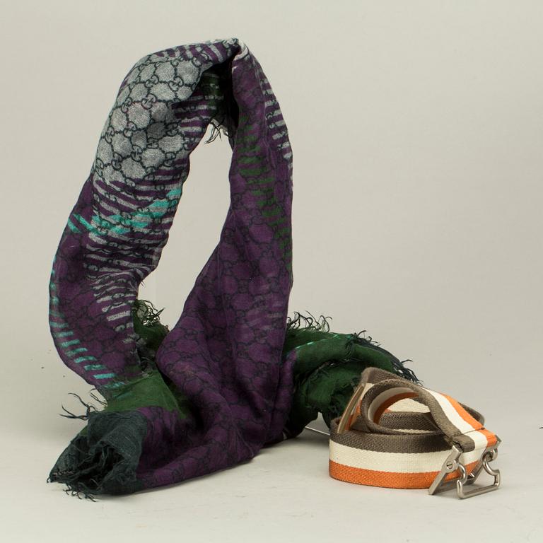 SCARF SAMT SKÄRP, Gucci.