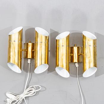 A PAIR OF WALL LAMPS, second half of the 20th century.