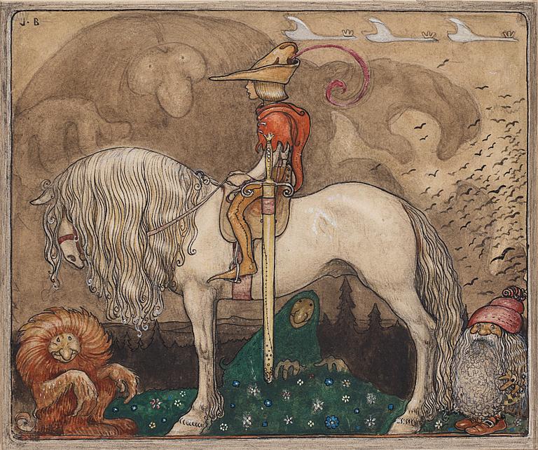 John Bauer, "Pojken som aldrig var rädd".