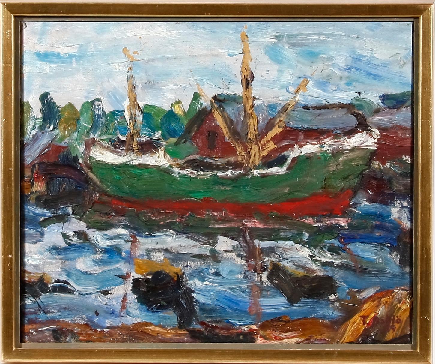 DAHLÖ, TURE, olja på pannå, sign och dat -59.