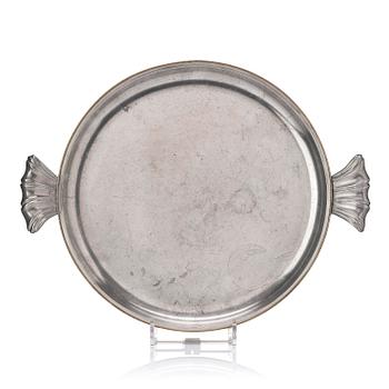 375. Firma Svenskt Tenn, a pewter tray, Stockholm, 1928.
