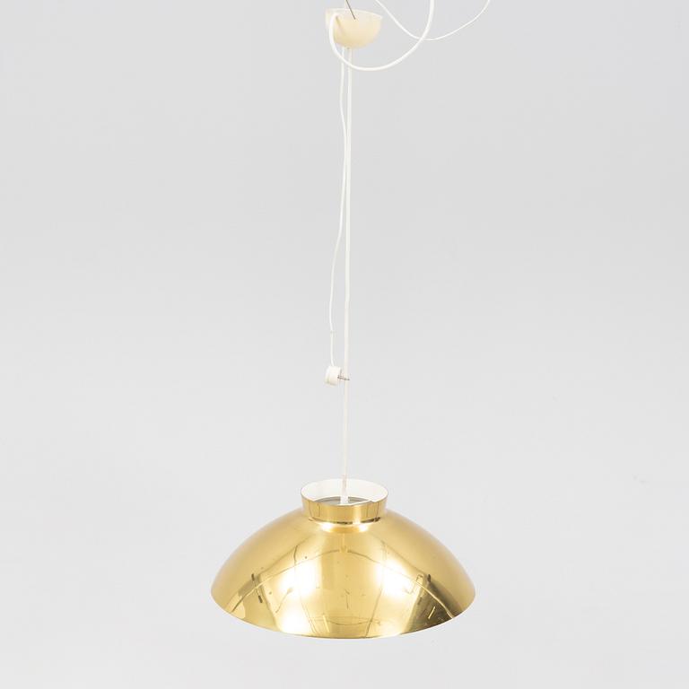 Lisa Johansson-Pape, a brass ceiling light from Stockmann Orno, Finland.