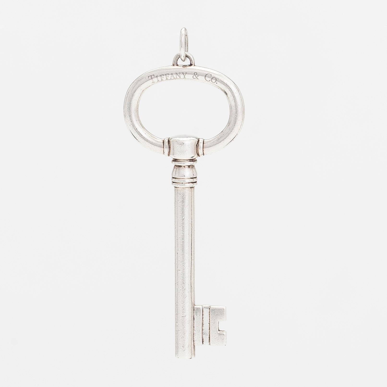 Tiffany & Co, hänge, i form av nyckel, sterlingsilver.
