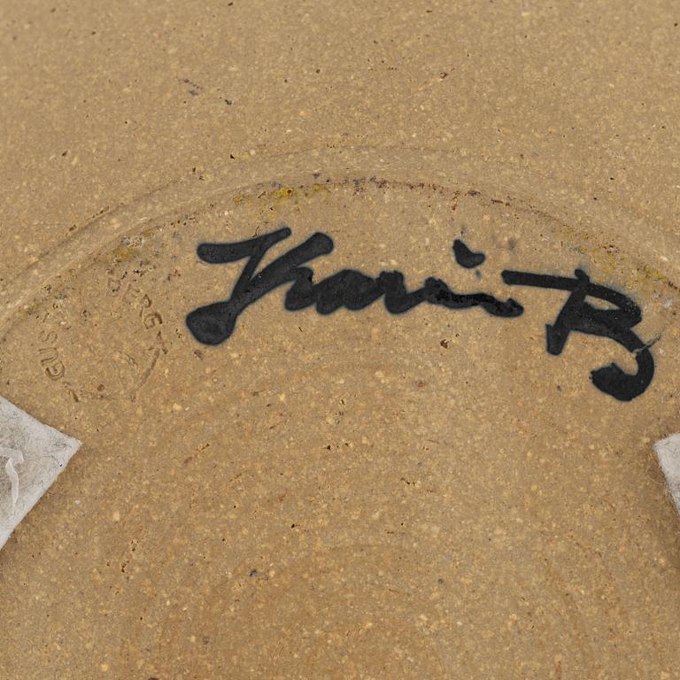 Karin Björquist, a unique stoneware bowl, Gustavsberg, Sweden.