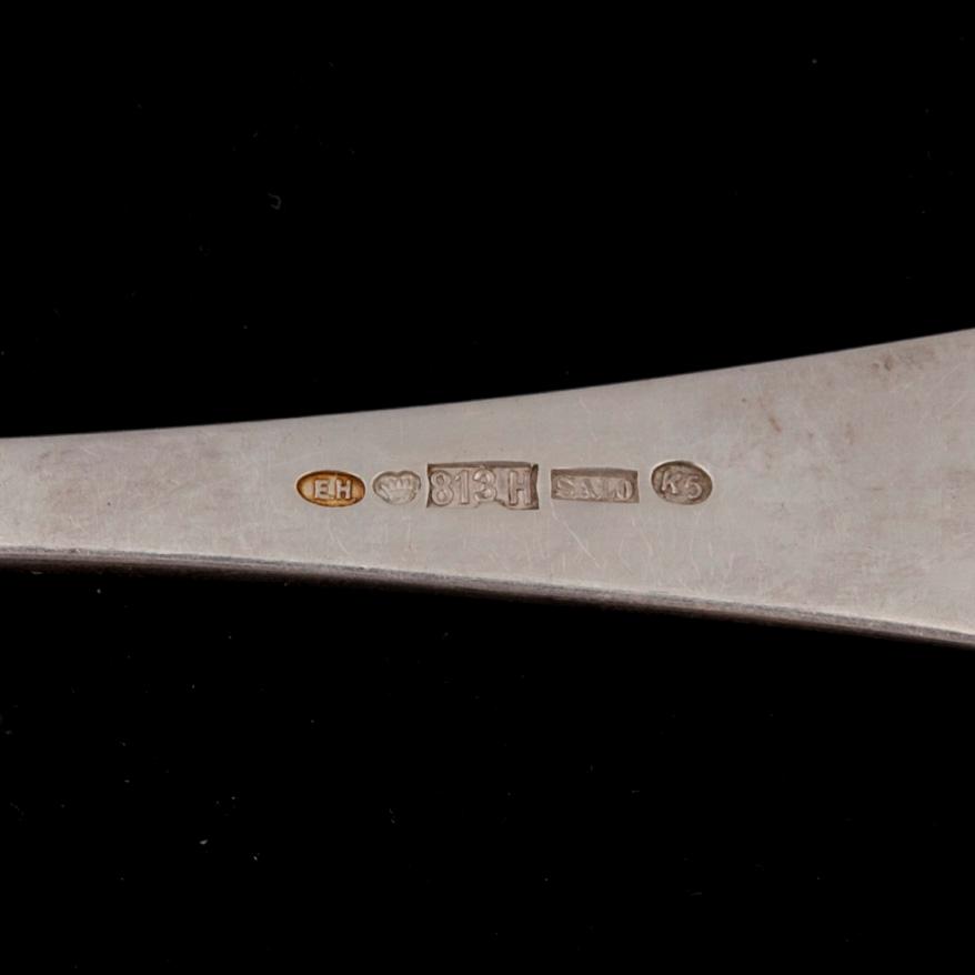 MATSKEDAR, 12 st, silver, Kuopio, Salo, 1882, 1893, 1906, 1915. Vikt 528 g.