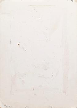 ROLF GOHS, blandteknik på papper. Kartong bär signatur.