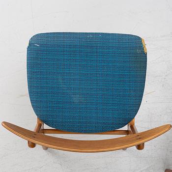 Four chairs, Farstrup Møbelfabrik, Denmark, mid-20th century.
