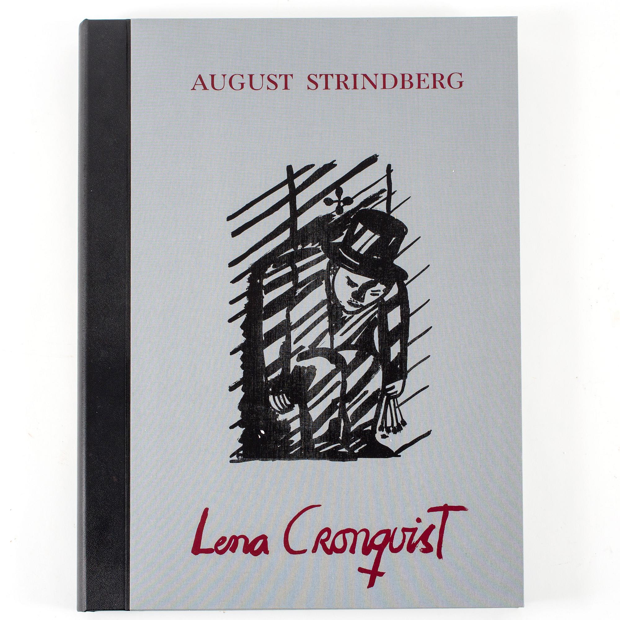 LENA CRONQVIST, portfölj med 30 färg och sv/v litografier, 1989.