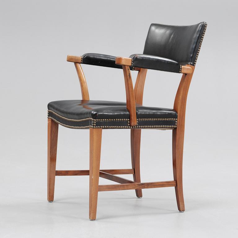 A Josef Frank walnut armchair, Svenskt Tenn, model 695.