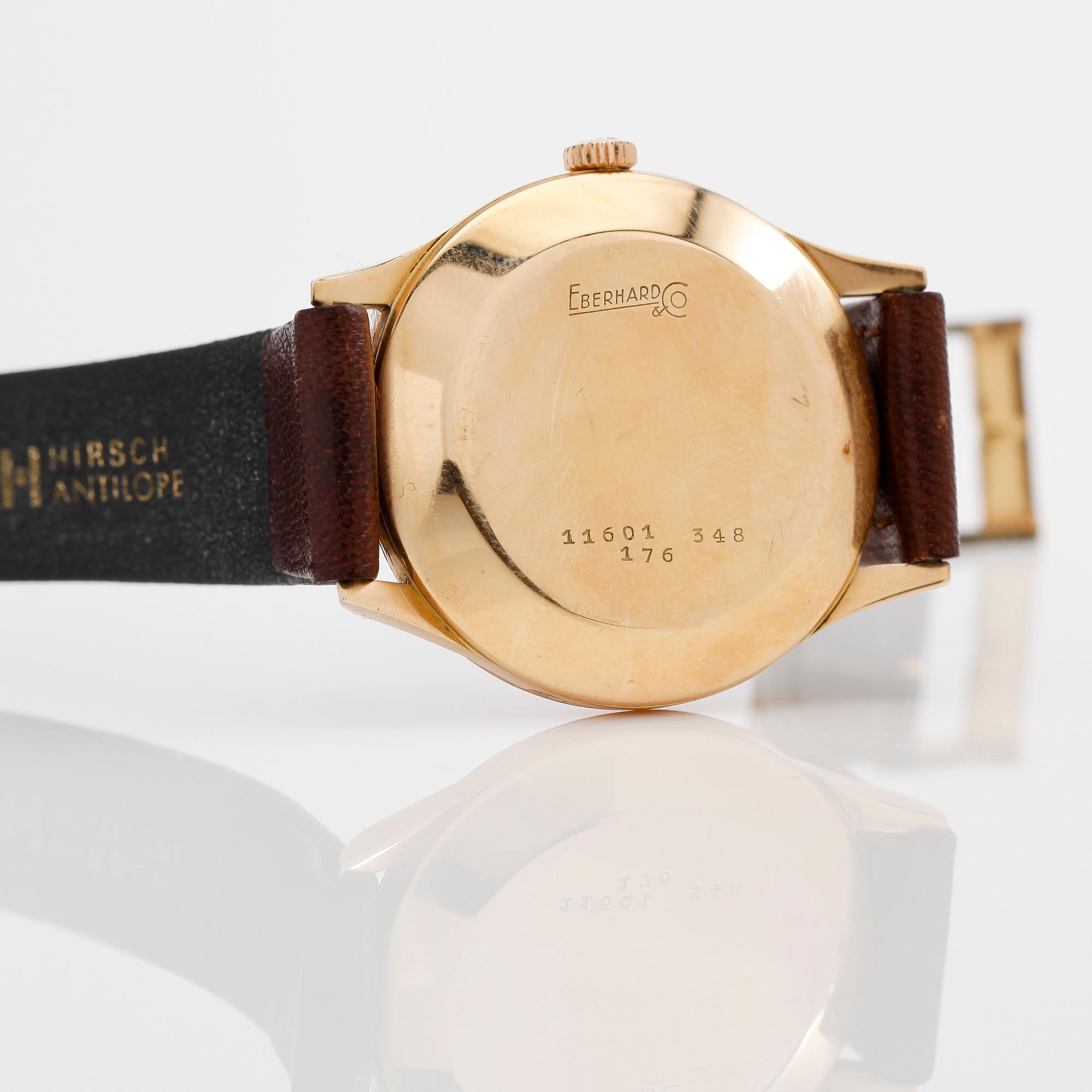 ARMBANDSUR, 18K guld, Eberhard Automatic.