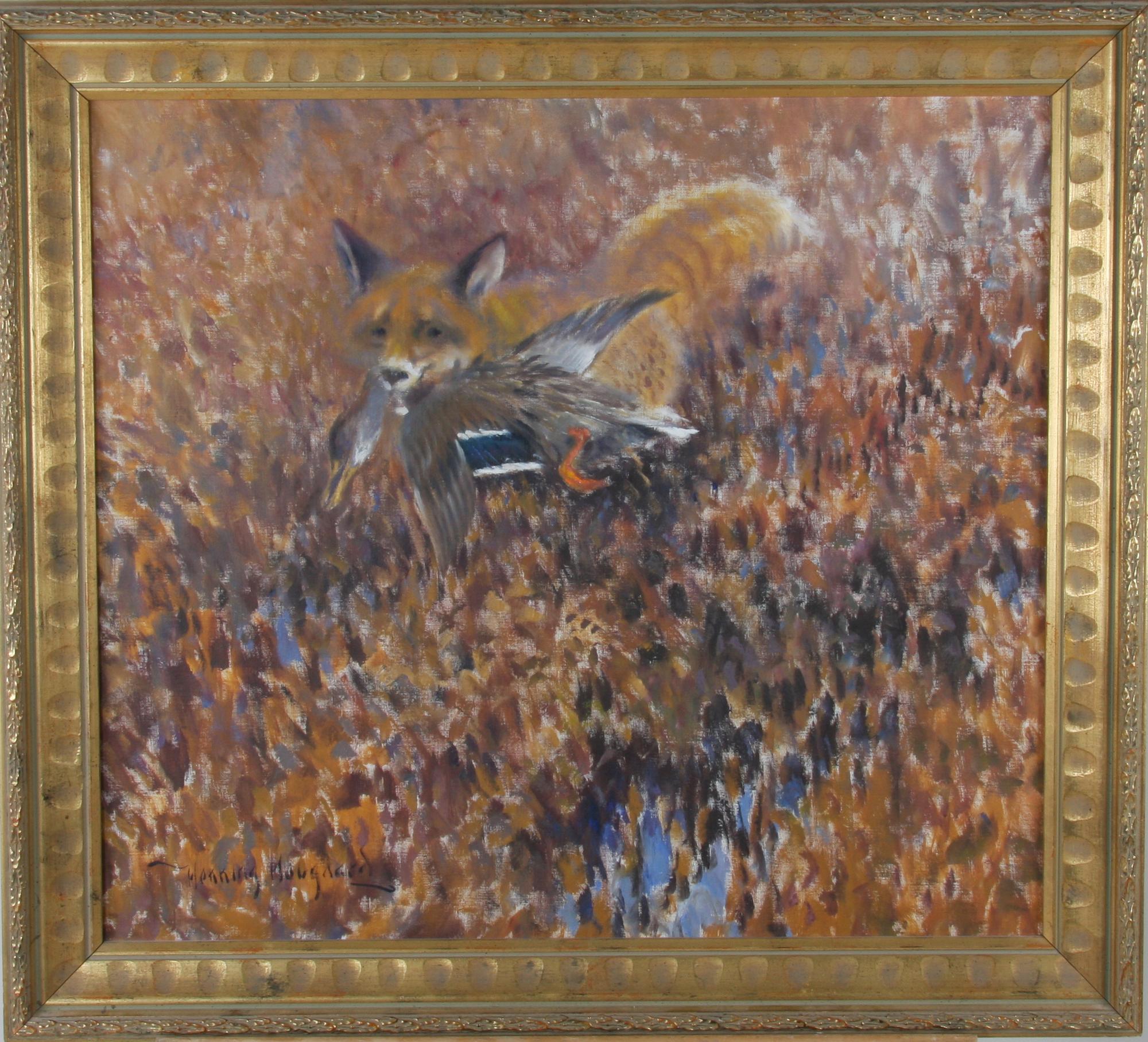 HOUGAARD, HENNING, olja på duk, sign.