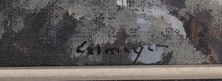 Gösta Calmeyer, Landscape with stones.