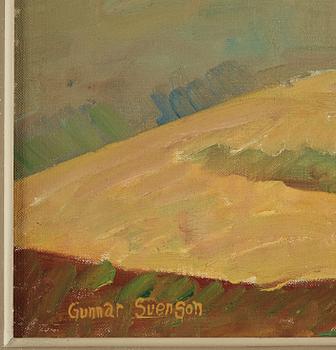 GUNNAR SVENSSON, olja på duk. Signerad.