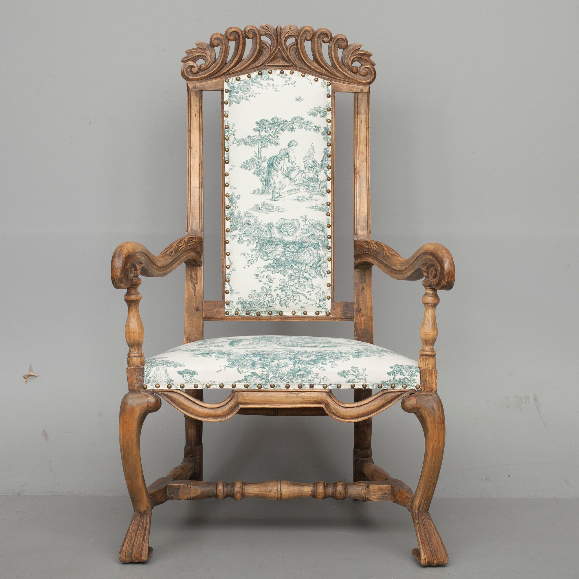 STOL, senbarock, 1700-talets första hälft.