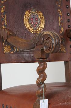 KARMSTOL, barockstil.