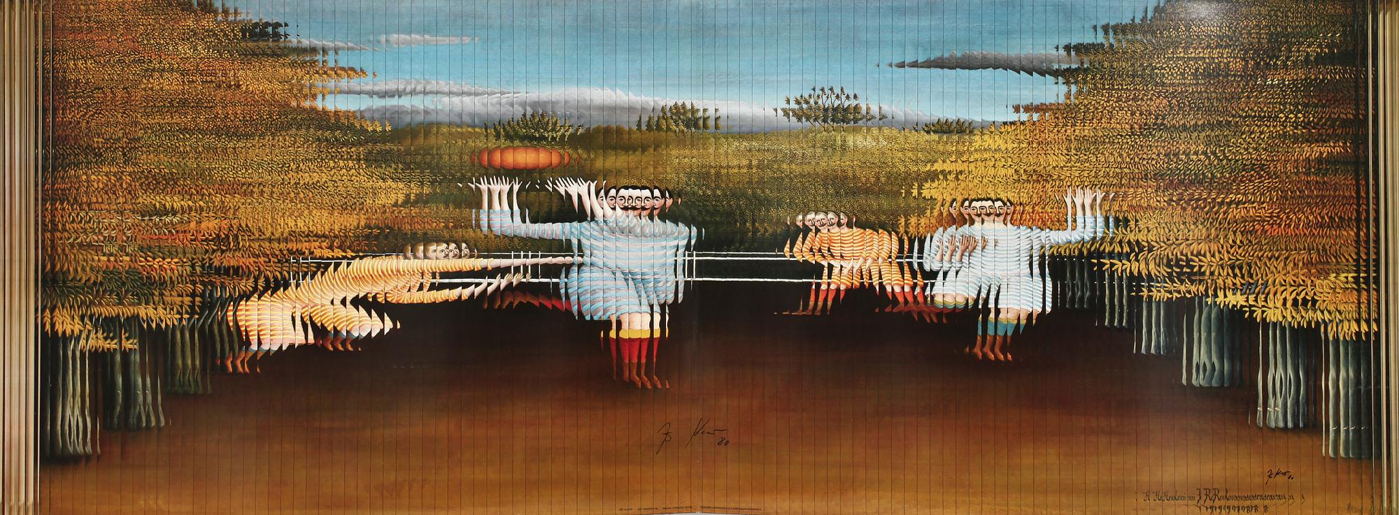 JIRI KOLÁR, färgoffset, sign o dat 80, numr 84/200.