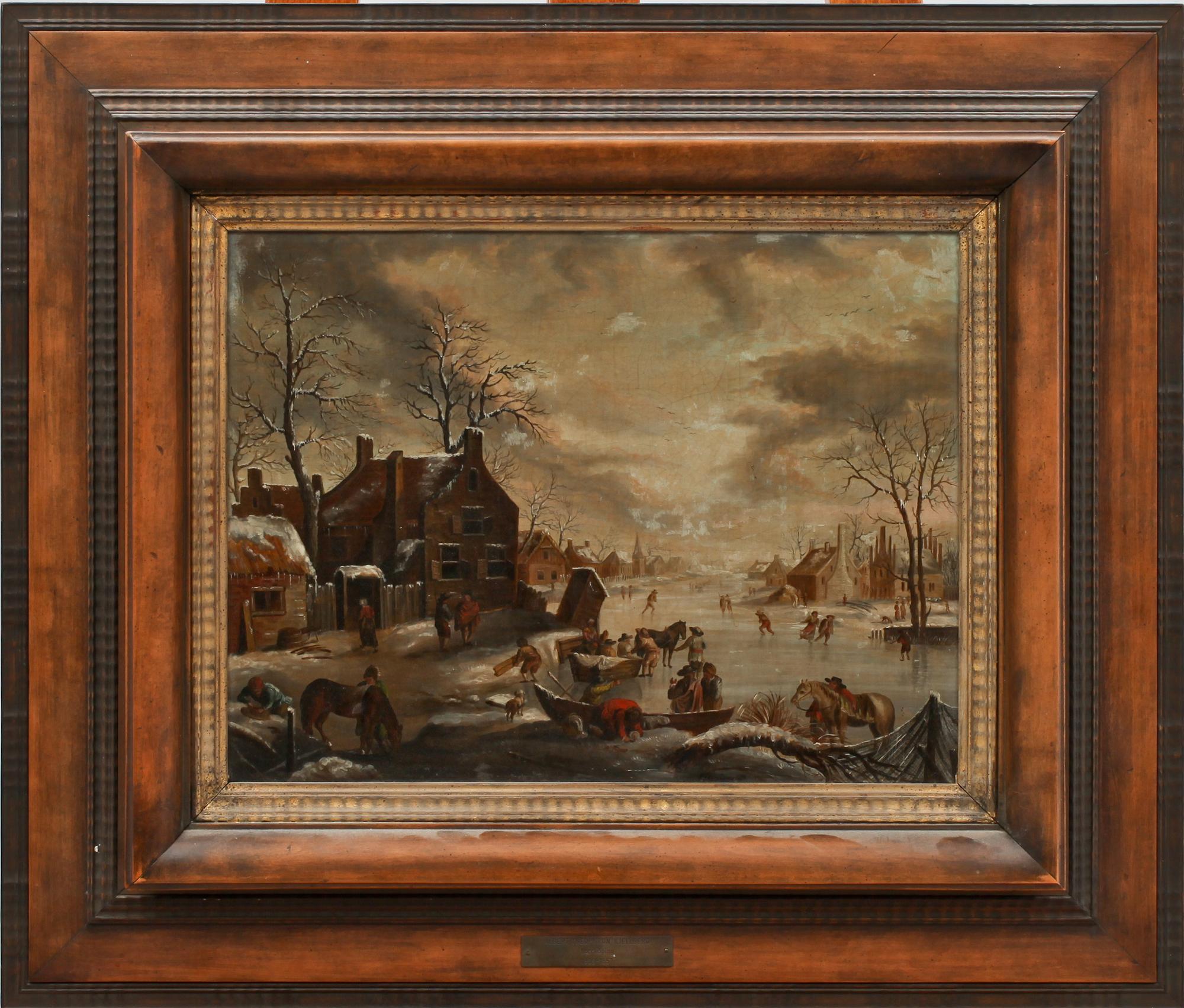 ALBERT T KJELLBERG, olja på duk, sign o dat 1829.