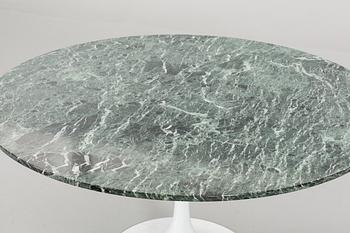 A PASTOE MARBLE TOP DINNER TABLE, 1970/80's.