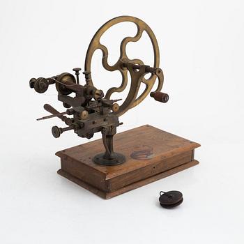 Watchmaker's lathe, circa 1900.