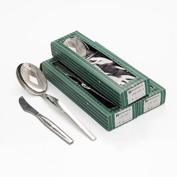 Tapio Wirkkala, a 20-pcs steel set of 'Caravelle' cutlery for Hopeakeskus Oy Finland.