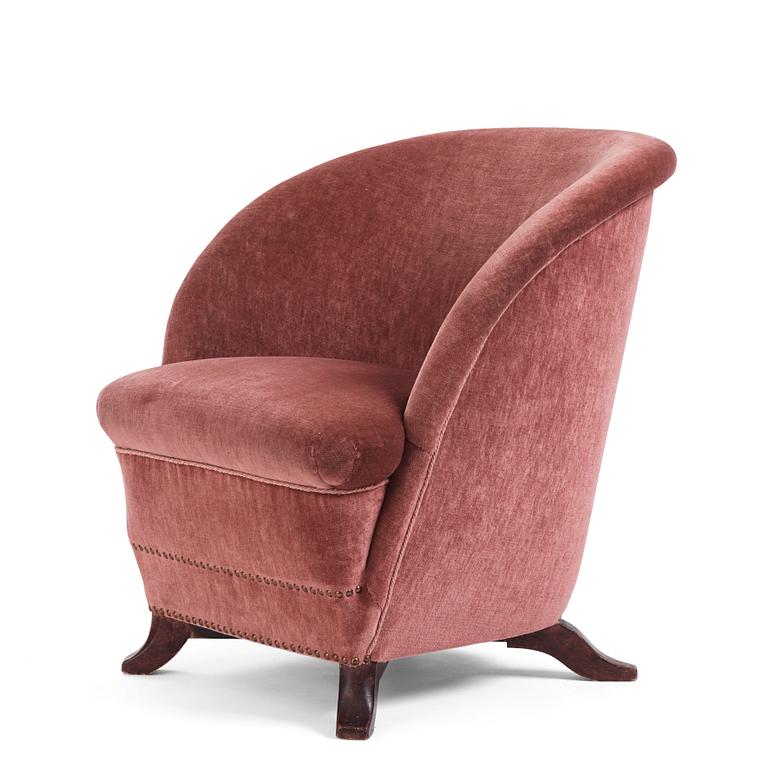 Axel Einar Hjorth, a rare "Madame" armchair, Nordiska Kompaniet ca. 1930.