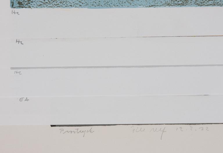 LIND FOLKE, litografier, 5 st.